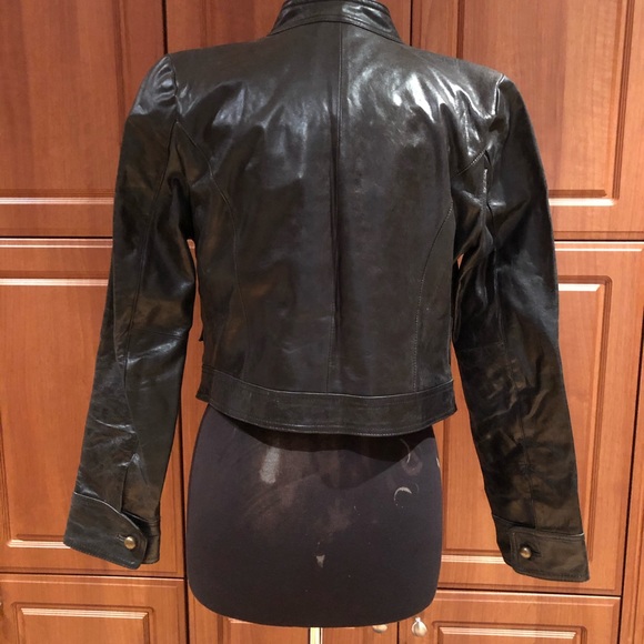 Arden B Lamb Leather Jacket - Picture 5 of 15